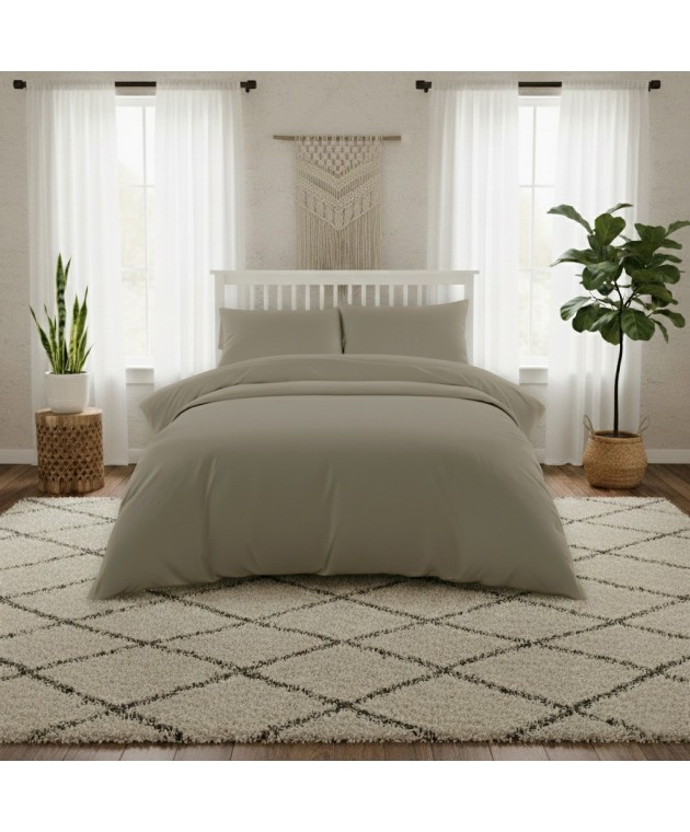 ΣΕΝΤΟΝΙ ΥΠΕΡΔΙΠΛΟ 240Χ270 LAVISH SATIN OLIVE/GREY Σεντόνια Μεμονωμένα Υπέρδιπλα
