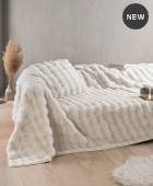 Ριχτάρι Τριθέσιου Καναπέ (180x280) Rabbit Beige, Rythmos Home Τριθέσιου