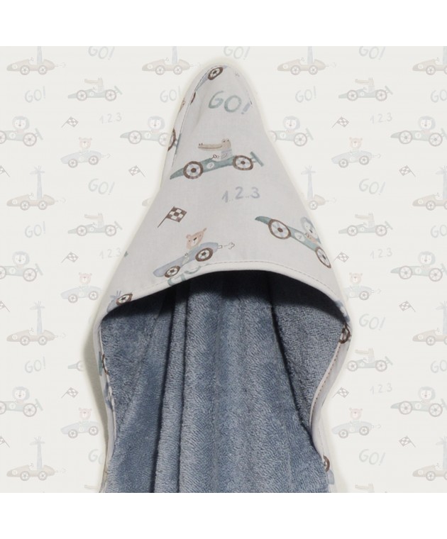 Μπουρνούζι Κάπα 75x75 100% Βαμβάκι 450γρμ/τμ Des.421 Oliver Baby Βρεφικές Κάπες