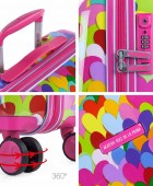 Βαλίτσα Μεσαία AGATHA RUIZ DE LA PRADA Colorful Hearts 131160-01 Μεσαίες