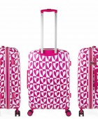 Βαλίτσα Μεσαία AGATHA RUIZ DE LA PRADA Pink/White Hearts 134260-01 Μεσαίες