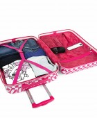 Βαλίτσα Μεσαία AGATHA RUIZ DE LA PRADA Pink/White Hearts 134260-01 Μεσαίες