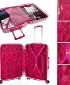 Βαλίτσα Μεσαία AGATHA RUIZ DE LA PRADA Pink/White Hearts 134260-01 Μεσαίες