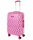 Βαλίτσα Μεσαία AGATHA RUIZ DE LA PRADA Pink/White Hearts 134260-01 Μεσαίες