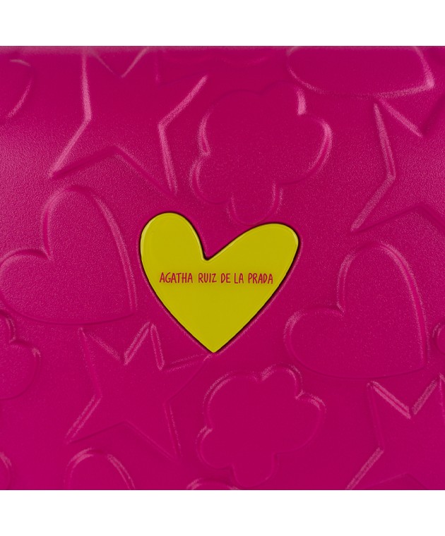 Βαλίτσα Καμπίνας AGATHA RUIZ DE LA PRADA Fouchsia 135050-01 Καμπίνας