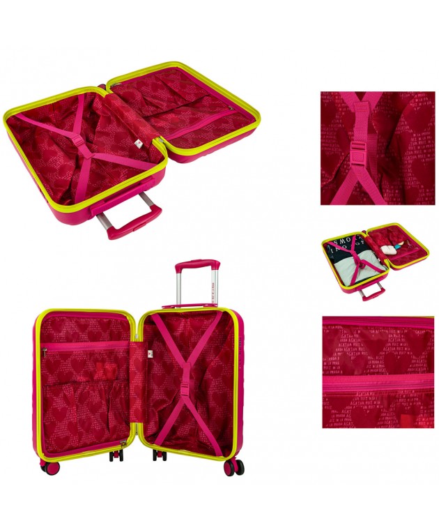 Βαλίτσα Καμπίνας AGATHA RUIZ DE LA PRADA Fouchsia 135050-01 Καμπίνας