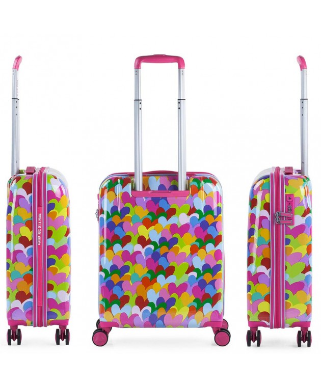 Βαλίτσα Καμπίνας AGATHA RUIZ DE LA PRADA Hearts Colorful 131150-01 Καμπίνας