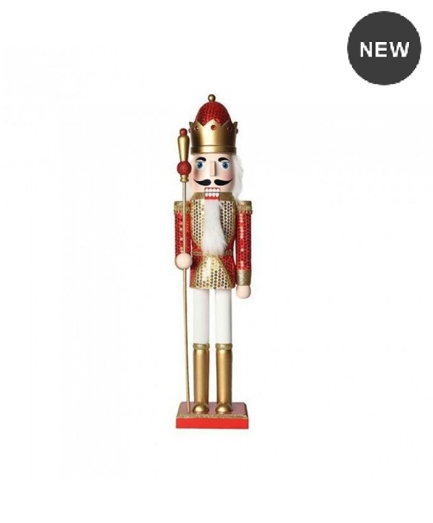 Καρυοθραύστης ξύλινος. 13.5x13x60cm DF-995B Χριστουγεννιάτικα Στολίδια-Διακοσμητικά