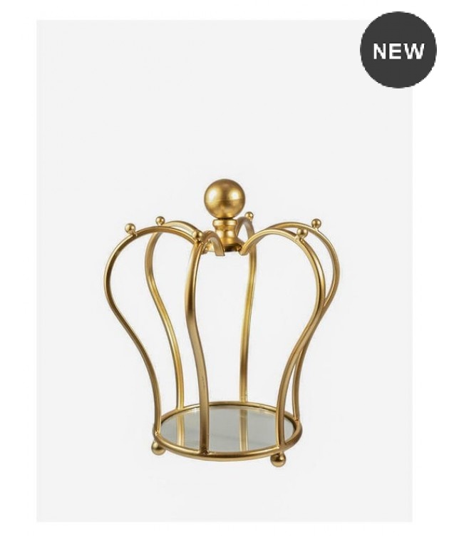 Διακοσμητικός Δίσκος Μεταλλικός Οβάλ με Καθρέπτη 20x17x24cm 25-55-52292 Zen Collection  Δίσκοι - Πιατέλες - Μπωλ