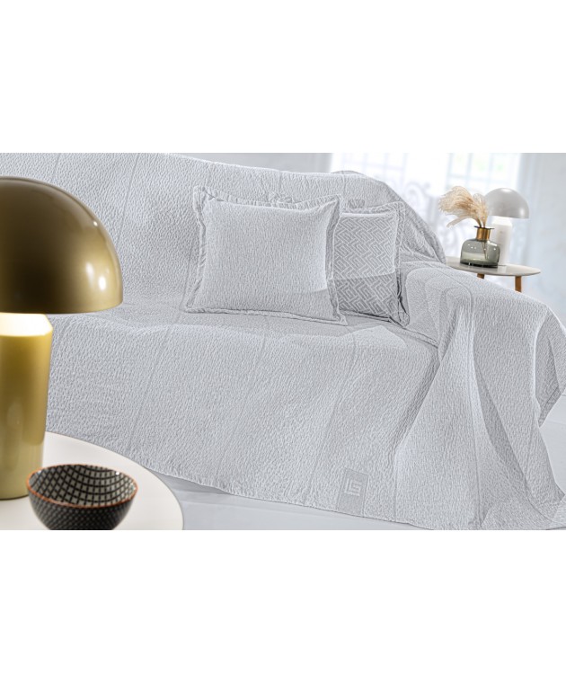Ριχτάρι Καναπέ Soho Silver 180X300 Τριθέσιου