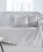 Ριχτάρι Καναπέ Soho Silver 180X300 Τριθέσιου