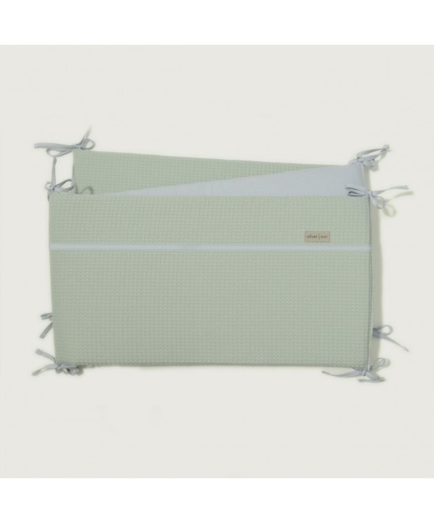 Πάντα Διπλής Όψης 34×210cm Πικέ Design 453 Oliver Baby Βρεφικές Πάντες Κούνιας