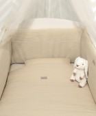 Πάντα Διπλής Όψης 34×210cm Πικέ Design 454 Oliver Baby Βρεφικές Πάντες Κούνιας
