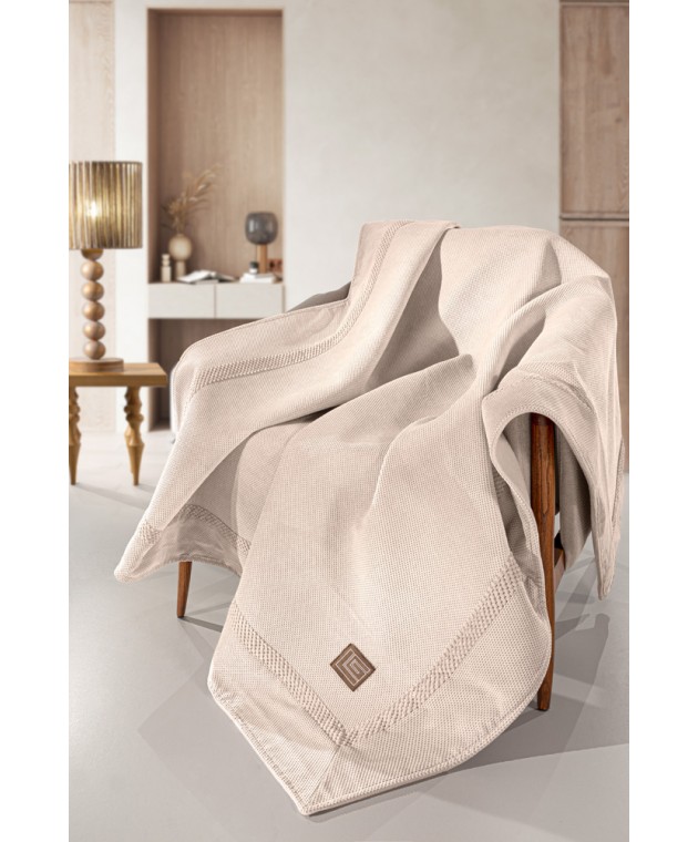 Ριχτάρι Καναπέ Rubicon Champagne 170x300 Τριθέσιου