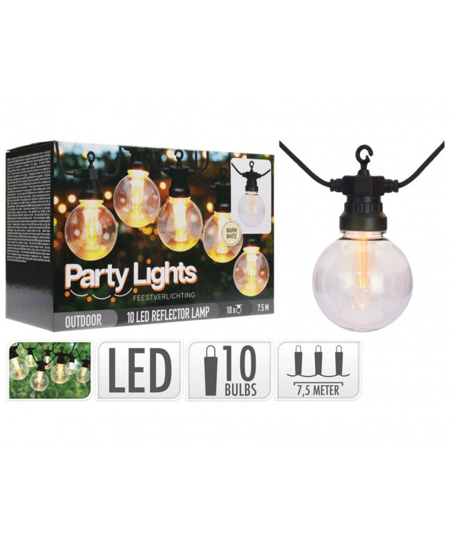 PARTY LIGHTS PARTY LIGHTS BULBS 10LED WW LE2100220