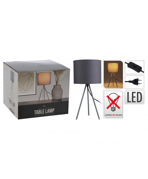 ΦΩΤΙΣΤΙΚΟ TABLE LAMP 43CM GREY Y03000080 ΕΠΙΤΡΑΠΕΖΙΑ ΦΩΤΙΣΤΙΚΑ