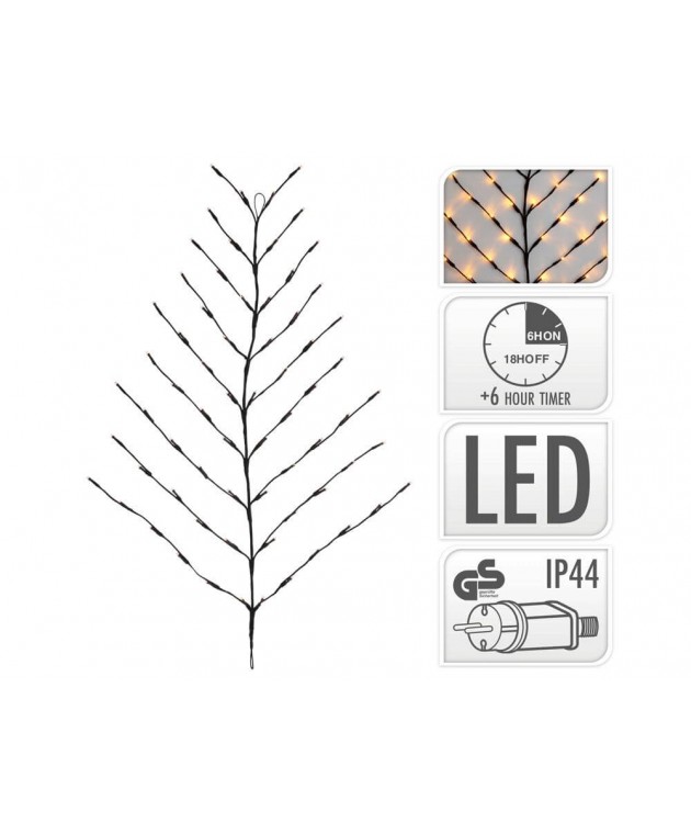 ΕΠΟΧΙΑΚΆ ΦΩΤΕΙΝΆ ΣΤΟΙΧΕΊΑ XMAS TREE 80X100CM 68LED E WW AXF205830