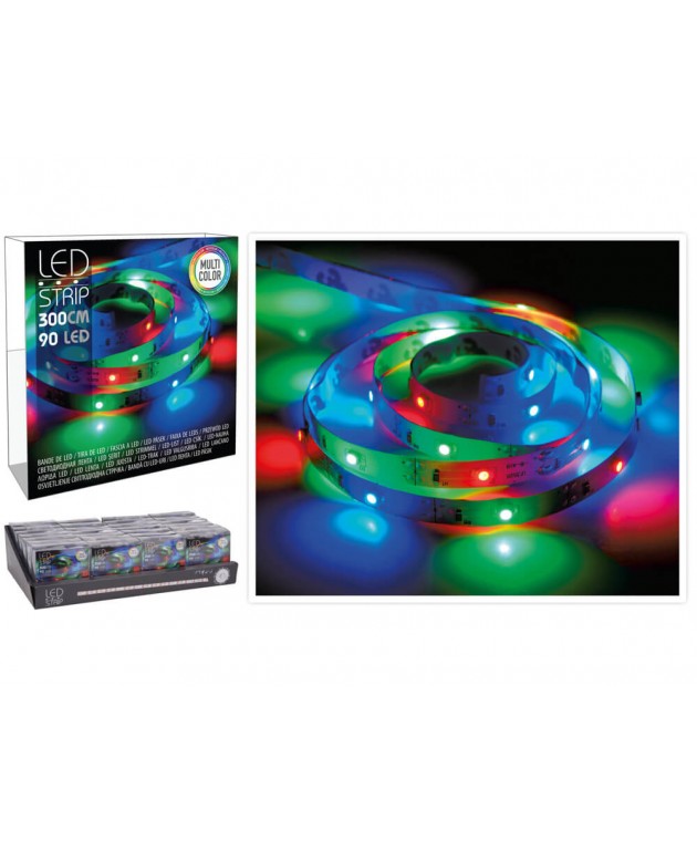 ΤΑΙΝΊΕΣ LED LEDSTRIP 3MTR 90LED MULTI BO AXS500160