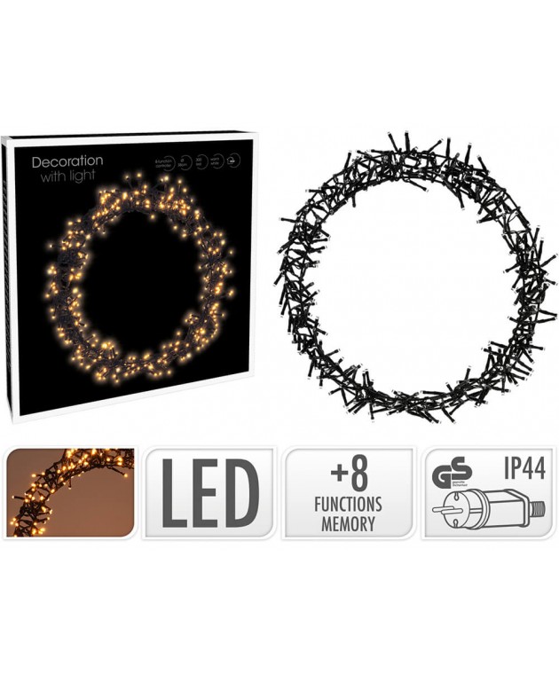 ΕΠΟΧΙΑΚΆ ΦΩΤΕΙΝΆ ΣΤΟΙΧΕΊΑ RING 38CM 300LED E. WARM WHITE AX8107000