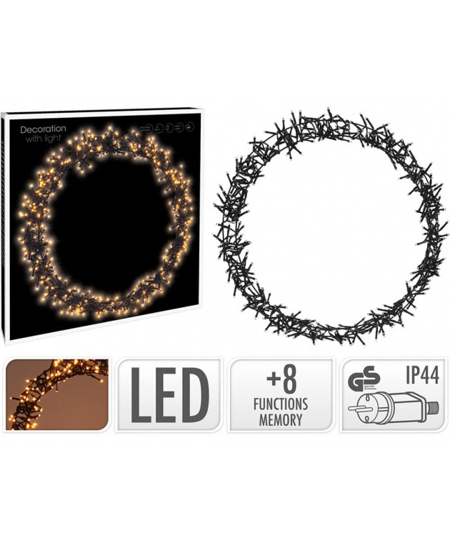 ΕΠΟΧΙΑΚΆ ΦΩΤΕΙΝΆ ΣΤΟΙΧΕΊΑ RING 48CM 400LED E. WARM WHITE AX8107010