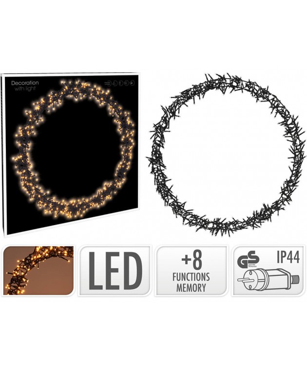 ΕΠΟΧΙΑΚΆ ΦΩΤΕΙΝΆ ΣΤΟΙΧΕΊΑ RING 58CM 500LED E. WARM WHITE AX8107020
