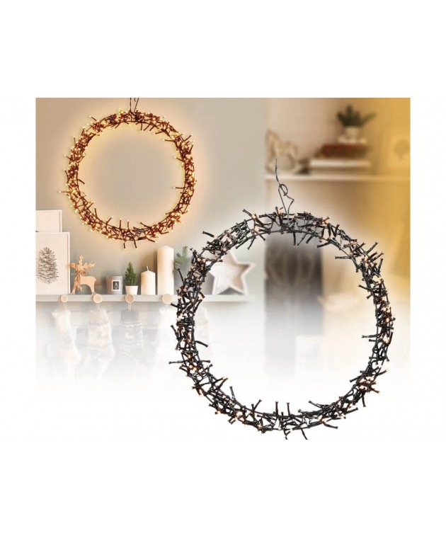 ΕΠΟΧΙΑΚΆ ΦΩΤΕΙΝΆ ΣΤΟΙΧΕΊΑ RING 38CM 300LED WARM WHITE AX8107050