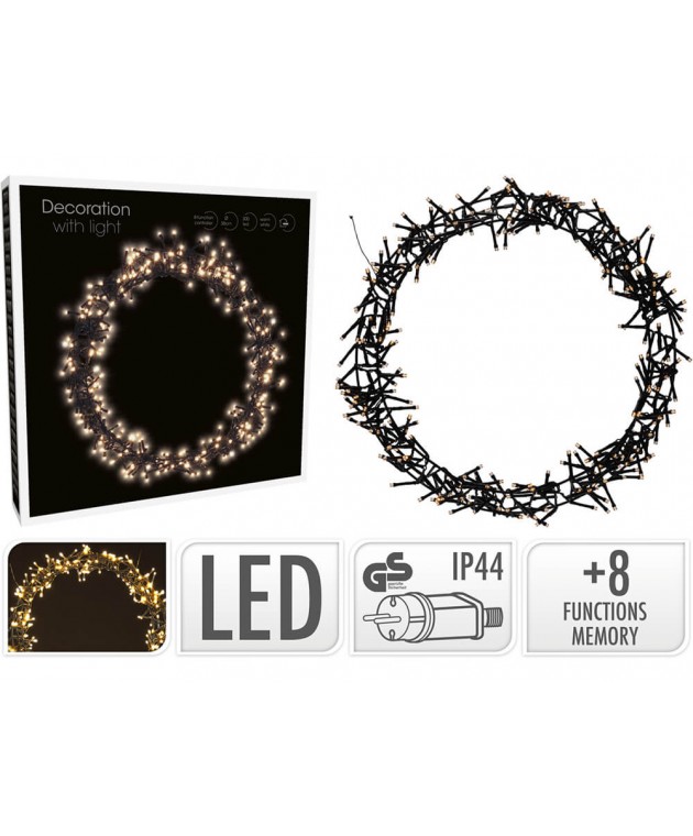 ΕΠΟΧΙΑΚΆ ΦΩΤΕΙΝΆ ΣΤΟΙΧΕΊΑ RING 38CM 300LED WARM WHITE AX8107050