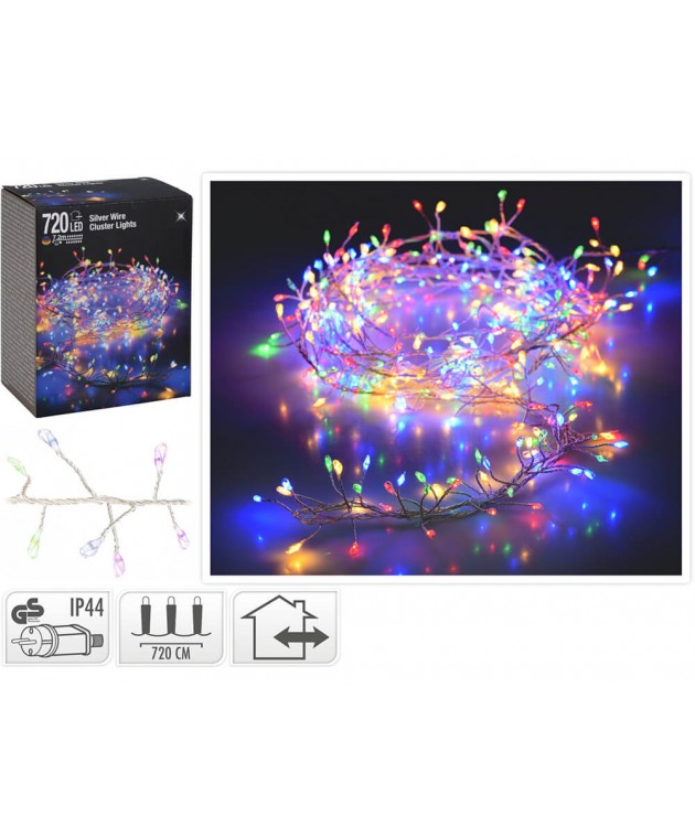 ΣΥΡΜΆΤΙΝΑ & PVC ΛΑΜΠΆΚΙΑ LED SILVERWIRE 720 MULTI CLUSTER AX8717460