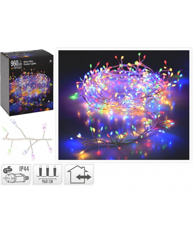 ΣΥΡΜΆΤΙΝΑ & PVC ΛΑΜΠΆΚΙΑ LED SILVERWIRE 960 MULTI CLUSTER AX8717480