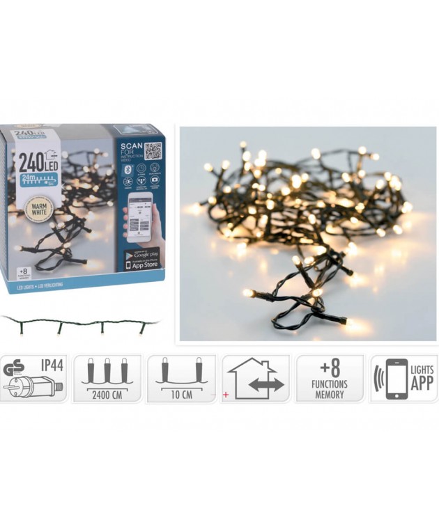 ΣΥΡΜΆΤΙΝΑ & PVC ΛΑΜΠΆΚΙΑ LED LIGHTING DISPLAY APP CONTROLL 240 LED AX8718510