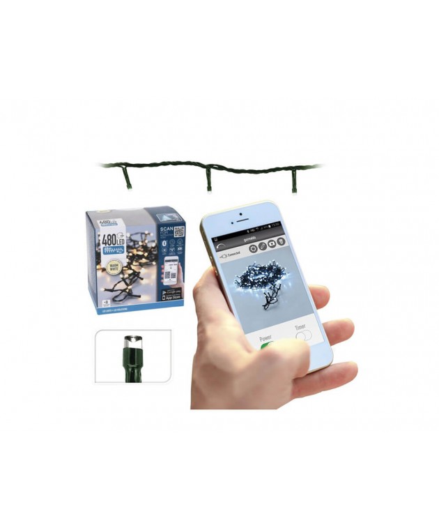ΣΥΡΜΆΤΙΝΑ & PVC ΛΑΜΠΆΚΙΑ LED LIGHTING DISPLAY APP CONTROLL 480 LED AX8718520