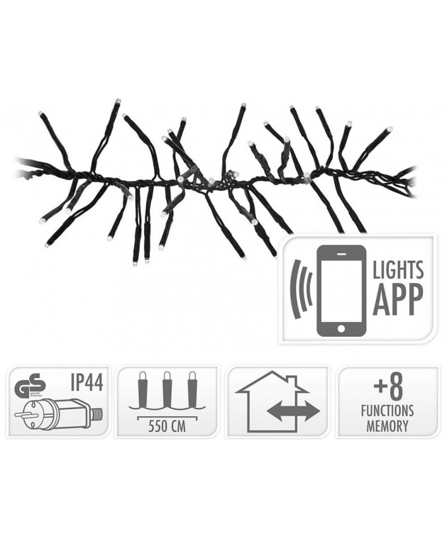 ΣΥΡΜΆΤΙΝΑ & PVC ΛΑΜΠΆΚΙΑ LED LIGHTING DISPLAY APP CONTROLL 768 LED AX8718710