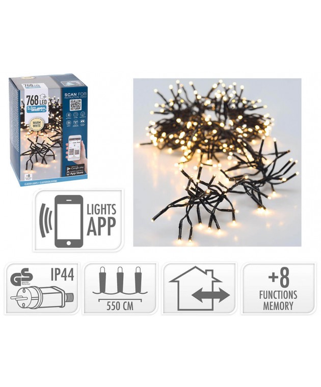 ΣΥΡΜΆΤΙΝΑ & PVC ΛΑΜΠΆΚΙΑ LED LIGHTING DISPLAY APP CONTROLL 768 LED AX8718710
