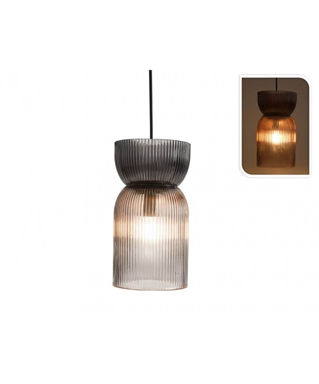 ΦΩΤΙΣΤΙΚΟ ΟΡΟΦΉΣ PENDANT LIGHT 16X26CM GREY HZ1934160 ΦΩΤΙΣΤΙΚΑ ΟΡΟΦΗΣ