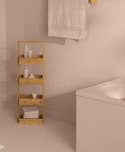 Ραφιέρα μπάνιου 5five bamboo - 28x16x88cm Ραφιέρες