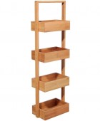 Ραφιέρα μπάνιου 5five bamboo - 28x16x88cm Ραφιέρες