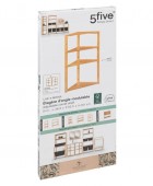 Ραφιέρα γωνίας μπάνιου 5five bamboo - 36.6x33.5x80cm Ραφιέρες