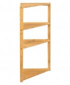 Ραφιέρα γωνίας μπάνιου 5five bamboo - 36.6x33.5x80cm Ραφιέρες