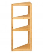 Ραφιέρα γωνίας μπάνιου 5five bamboo - 36.6x33.5x80cm Ραφιέρες