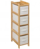 Ραφιέρα μπάνιου 5five bamboo - 33x19x78.5cm 