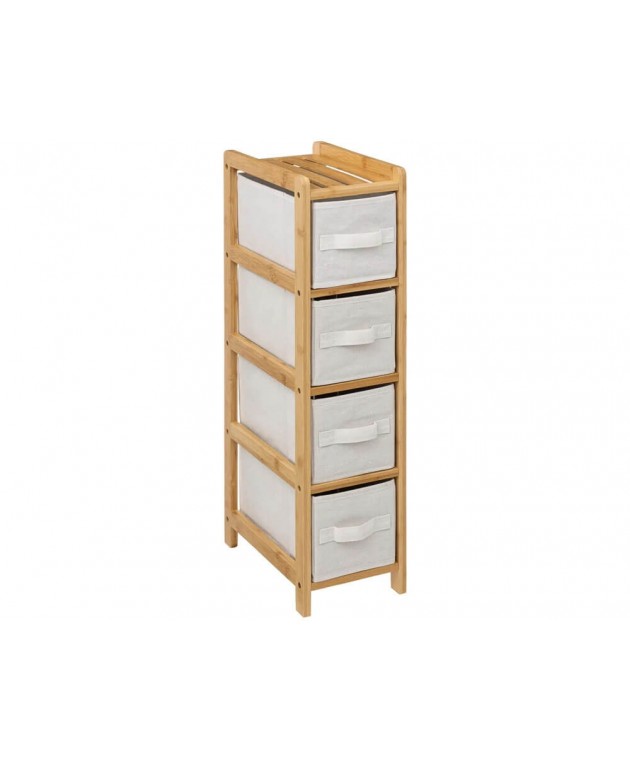 Ραφιέρα μπάνιου 5five bamboo - 33x19x78.5cm 