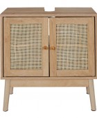 Έπιπλο νιπτήρα Home Deco Factory Bali - 60x30x70cm Ντουλάπια