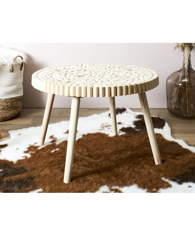 ΤΡΑΠΕΖΆΚΙ ΣΑΛΟΝΙΟΎ TABLE BASSE RONDIN D60CM M1 HD5206 Τραπεζάκια Σαλονιού