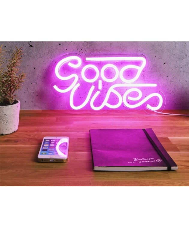 ΦΩΤΙΣΤΙΚΆ ΜΠΑΤΑΡΊΑΣ & ΗΛΙΑΚΆ LAMPE TUBE LED GOOD VIBES USB M8 LA10471