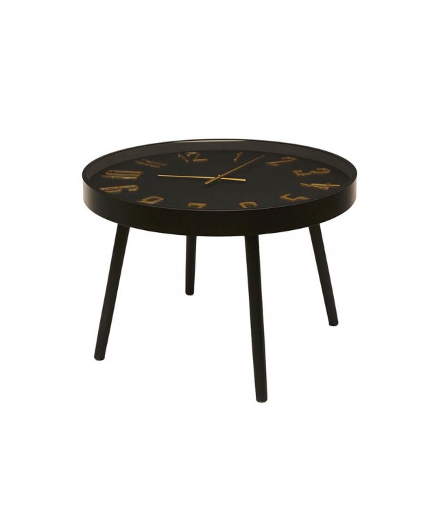 ΤΡΑΠΕΖΆΚΙΑ ΣΑΛΟΝΙΟΎ TABLE CLOCK LOUNGE D70CM HD0126 Τραπεζάκια Σαλονιού