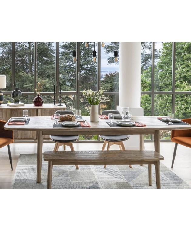 Επεκτεινόμενο Τραπέζι Βanila Atmosphera - 180x90x76cm Τραπέζια