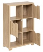 ΒΙΒΛΙΟΘΉΚΗ SHELF 6 BOX 3 DOORS BIVOAK FIVE121071 Βιβλιοθήκες