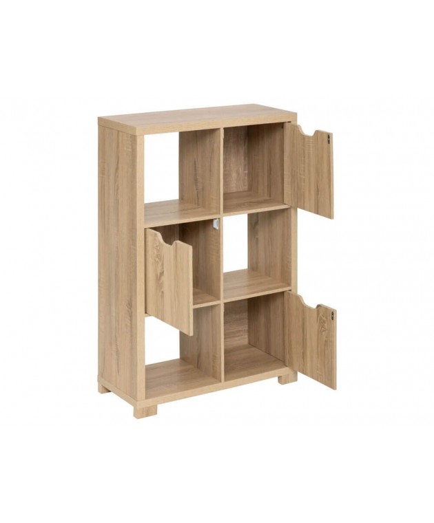 ΒΙΒΛΙΟΘΉΚΗ SHELF 6 BOX 3 DOORS BIVOAK FIVE121071 Βιβλιοθήκες