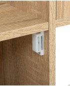 ΒΙΒΛΙΟΘΉΚΗ SHELF 6 BOX 3 DOORS BIVOAK FIVE121071 Βιβλιοθήκες