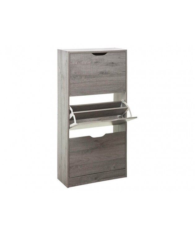 ΠΑΠΟΥΤΣΟΘΉΚΗ WOOD SHOE RACK 3DRW GREY 18P FIVE 160392A Παπουτσοθήκες